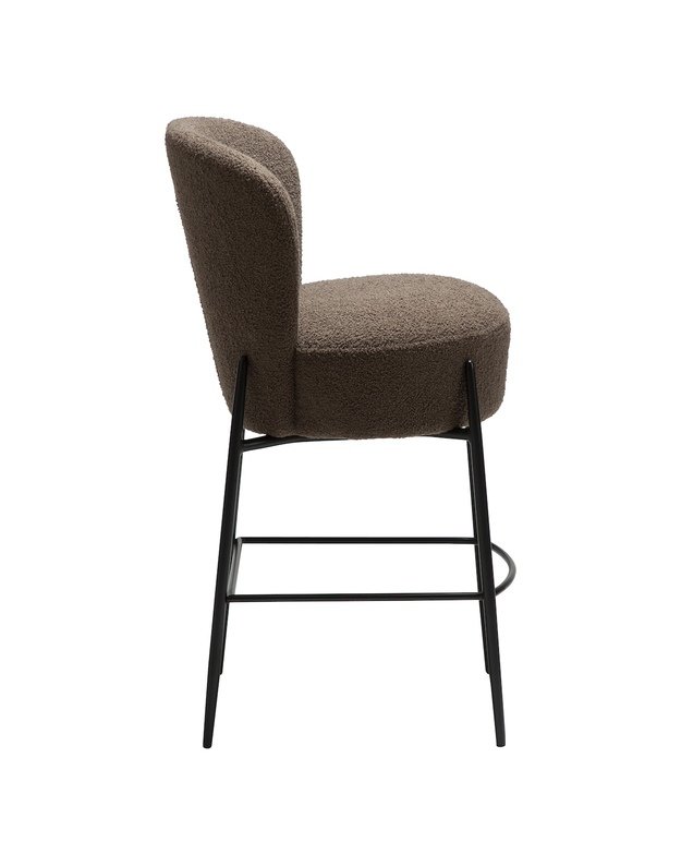 ORBIT bar stool | major brown boucle 