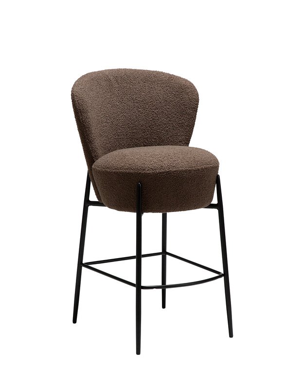 ORBIT bar stool | major brown boucle 