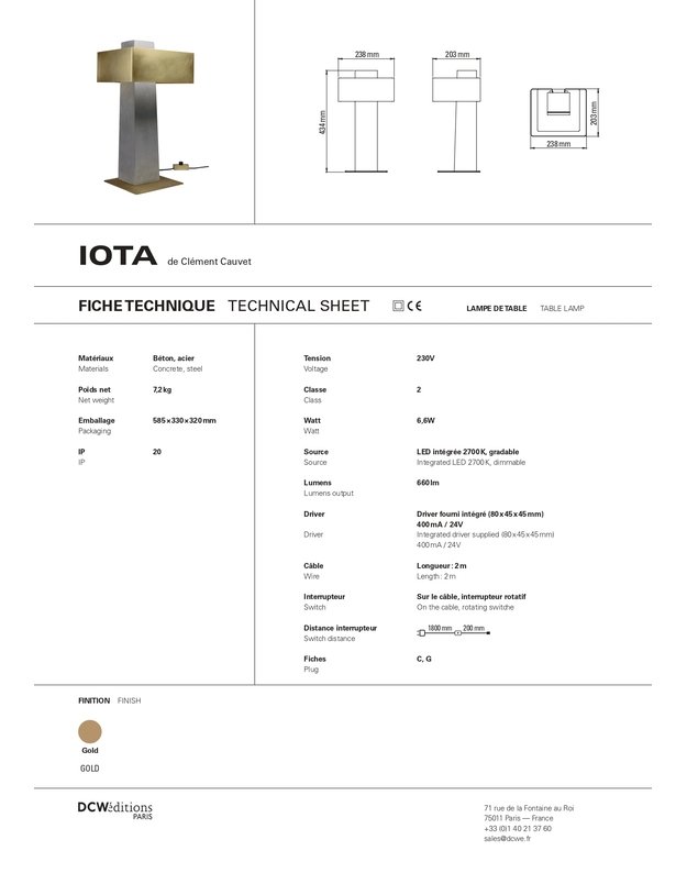 IOTA TABLE LAMP 