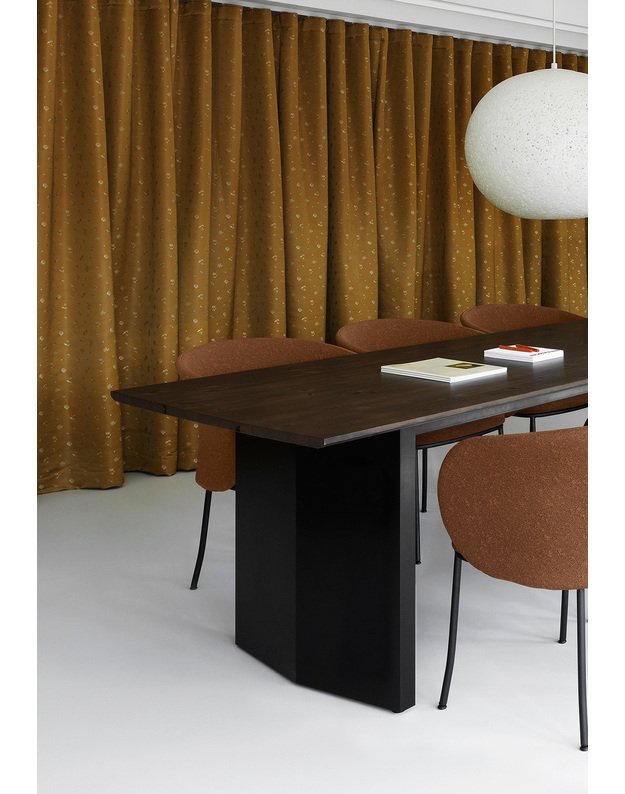 PANEL TABLE BLACK/ DK BROWN | | +sizes 1