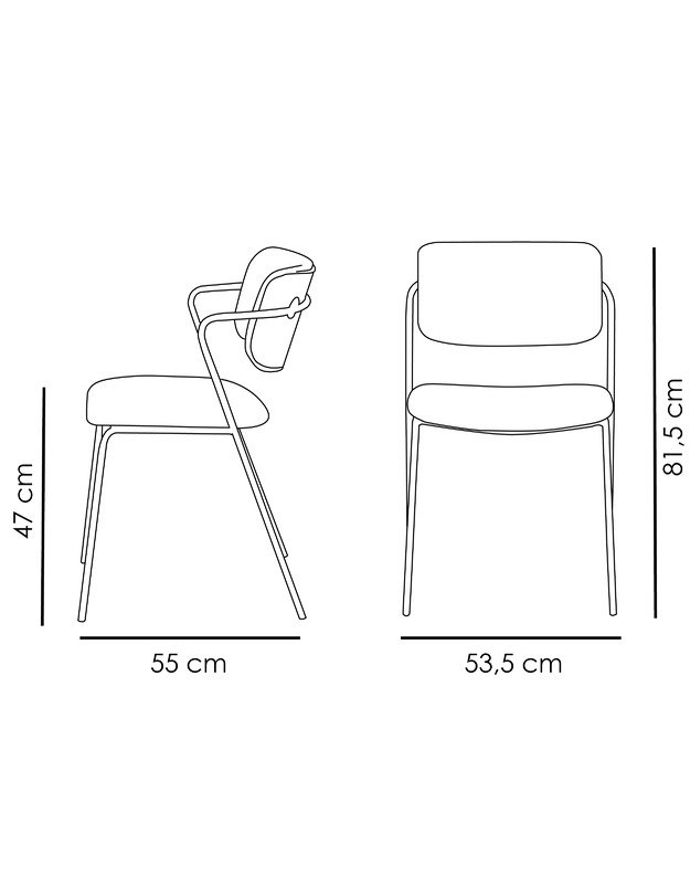 ZED chair | vintage light brown 1 vnt.  7