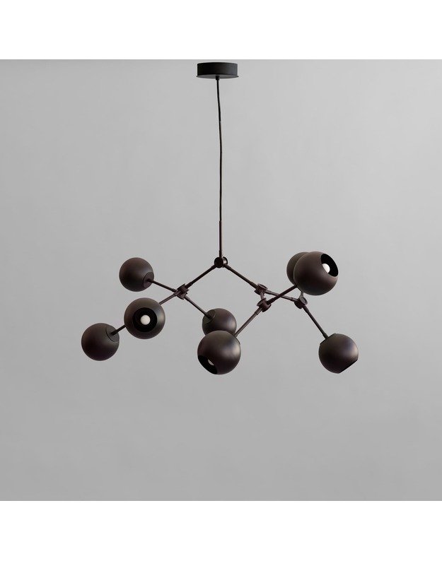DROP CHANDELIER GLOBE MINI | Burned black 3