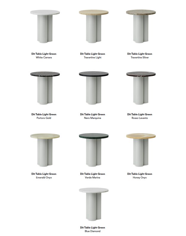DIT LIGHT GREEN TABLE | +colours 6