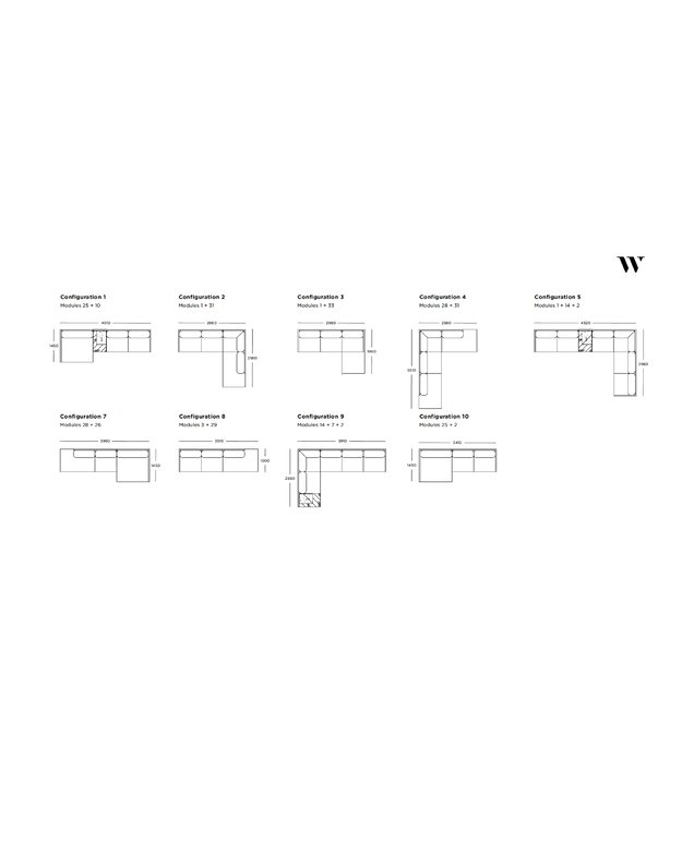 MAHO CORNER SOFA by 365 North 13