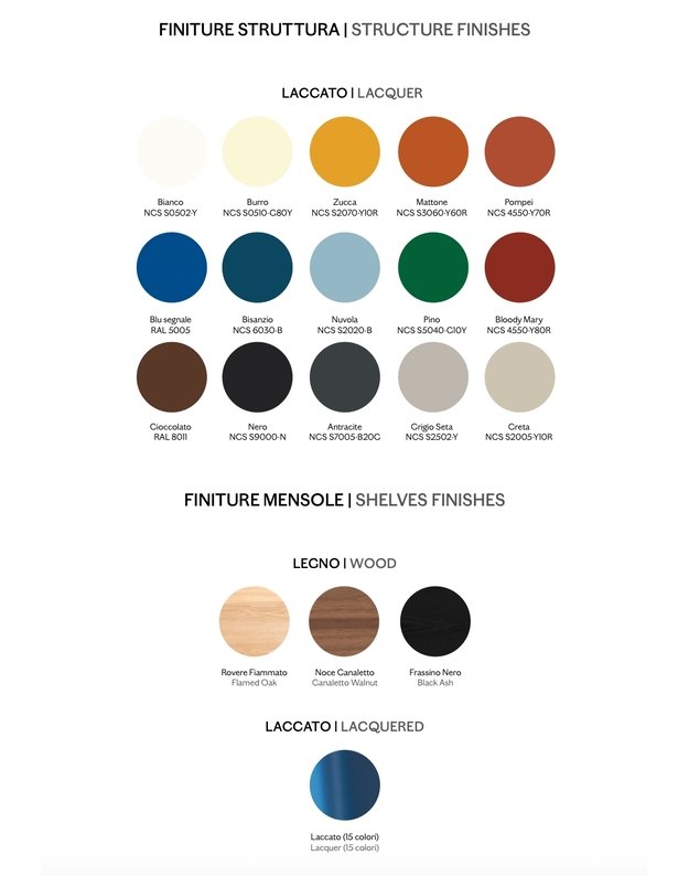 MILONGA BOOKCASE | +colours 6