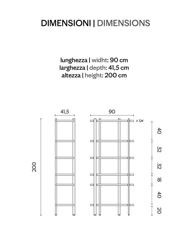 MILONGA BOOKCASE | +colours 7