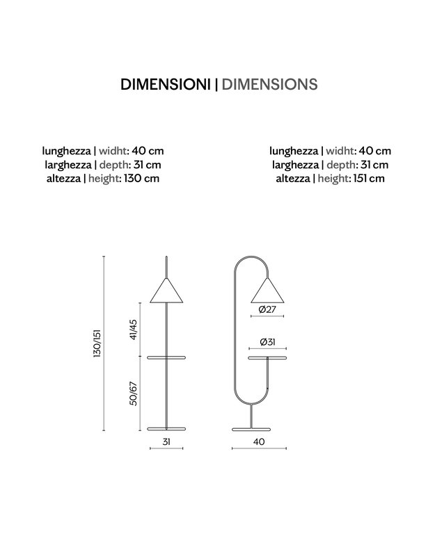 OZZ FLOOR LAMP | +sizes 5