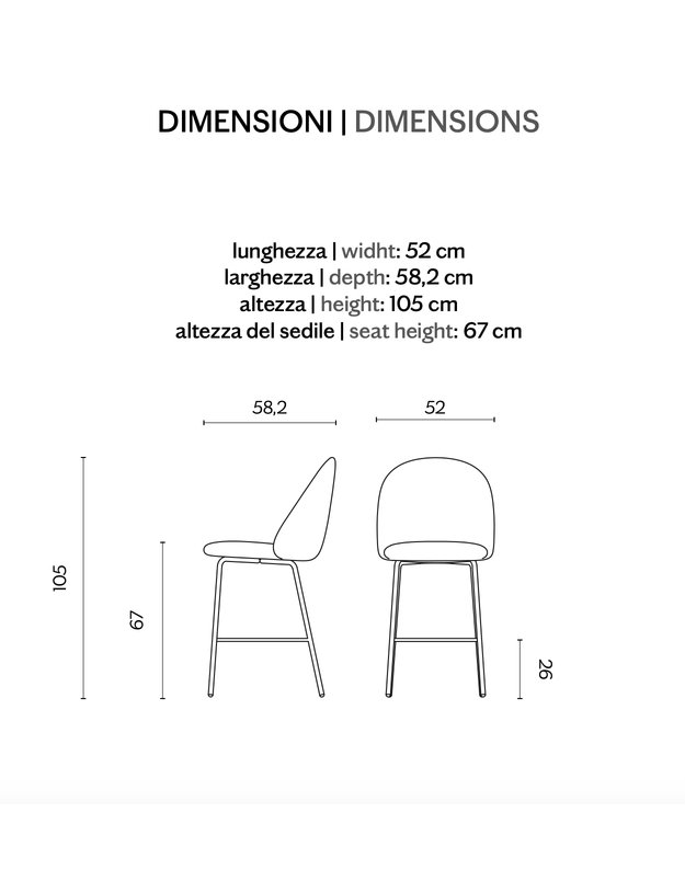 BARO KĖDĖ IOLA | +spalvos 3