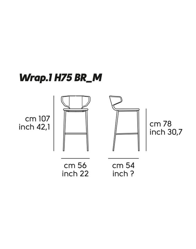 WRAP BR M TS STOOL | +colours 3