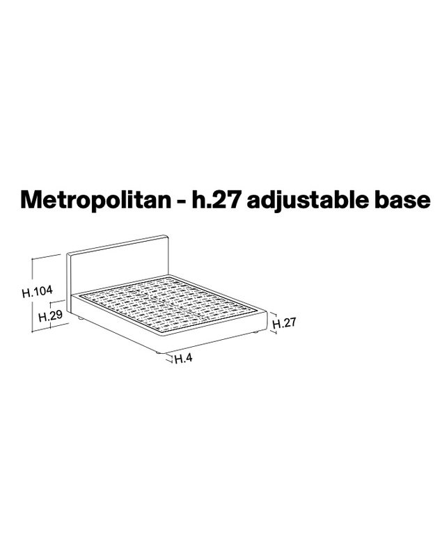 BED METROPOLITAN H27 16