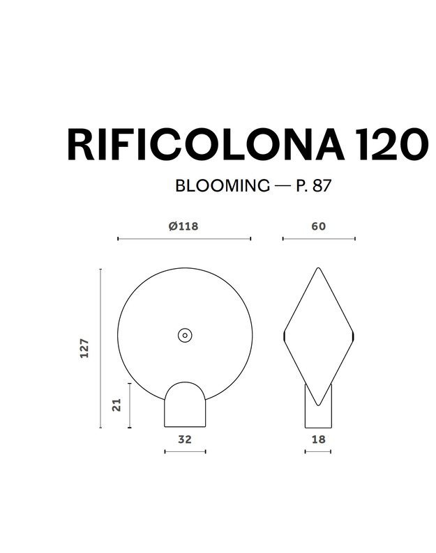 PASTATOMAS ŠVIESTUVAS RIFICOLONA 120
