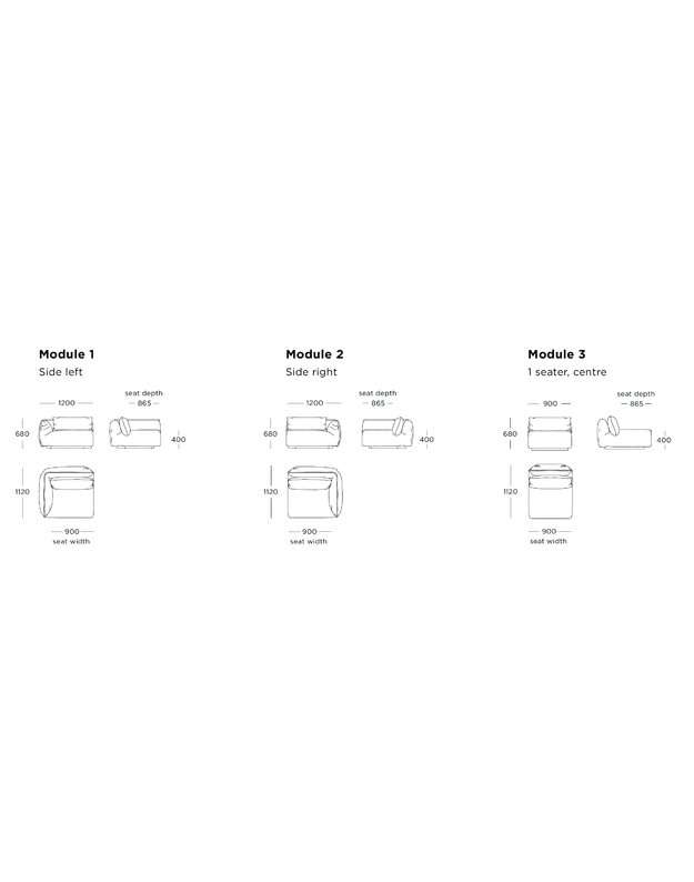 SOFA RIDGE 2 by Norm Architects | Leather 11