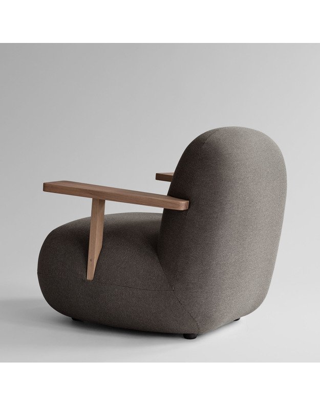 FOTELIS TOE ARMREST Teak | Stone Gray 5