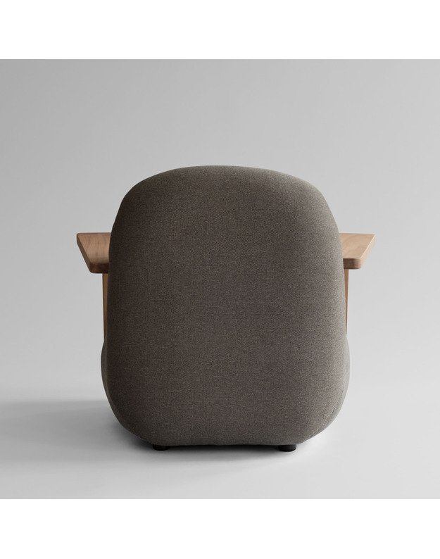 FOTELIS TOE ARMREST Teak | Stone Gray 6