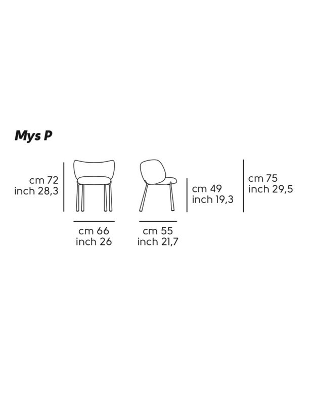 KĖDĖ MYS P | +spalvos 14
