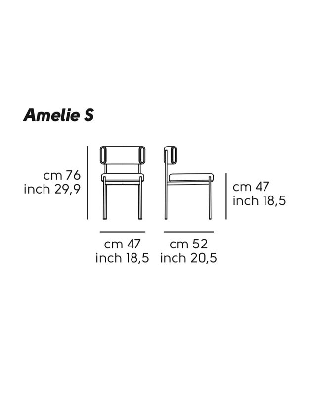 KĖDĖ AMELIE S | +spalvos