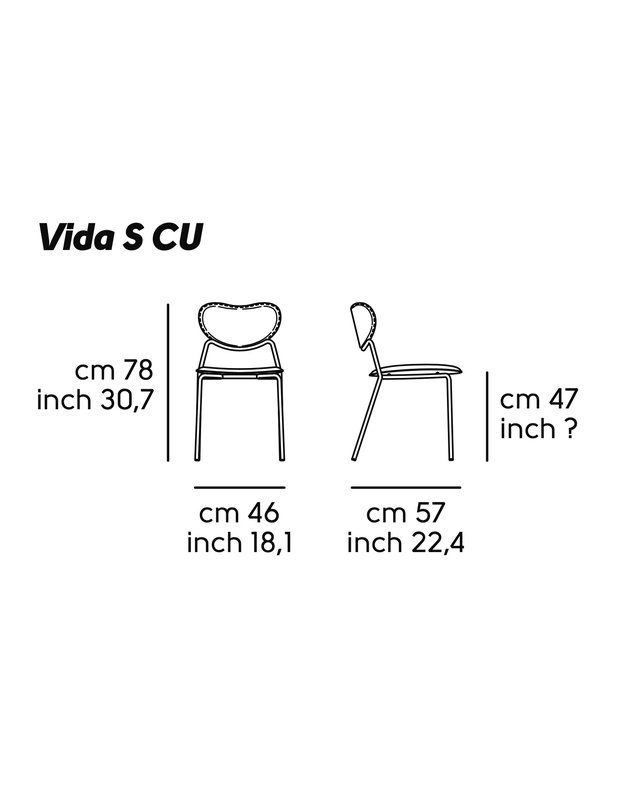 KĖDĖ VIDA S CU | +spalvos