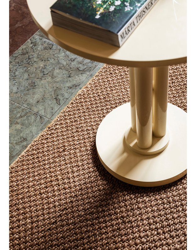 BASKET WEAVE SISAL BROWN kilimas