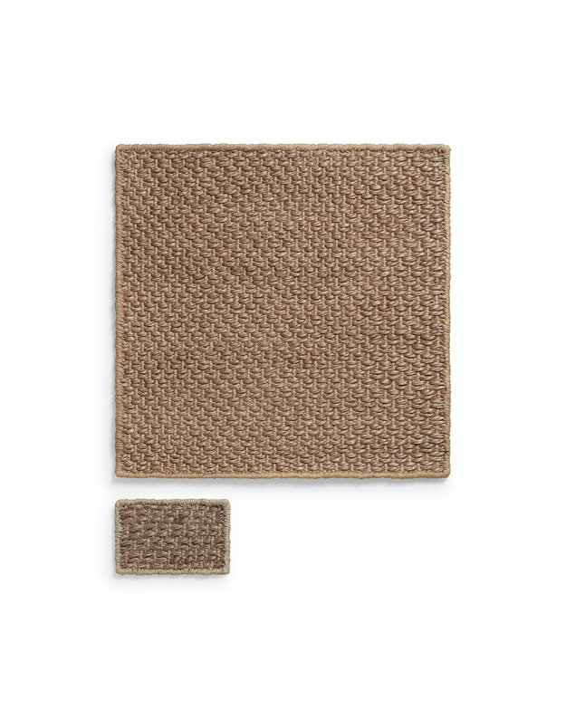 BASKET WEAVE SISAL BROWN kilimas
