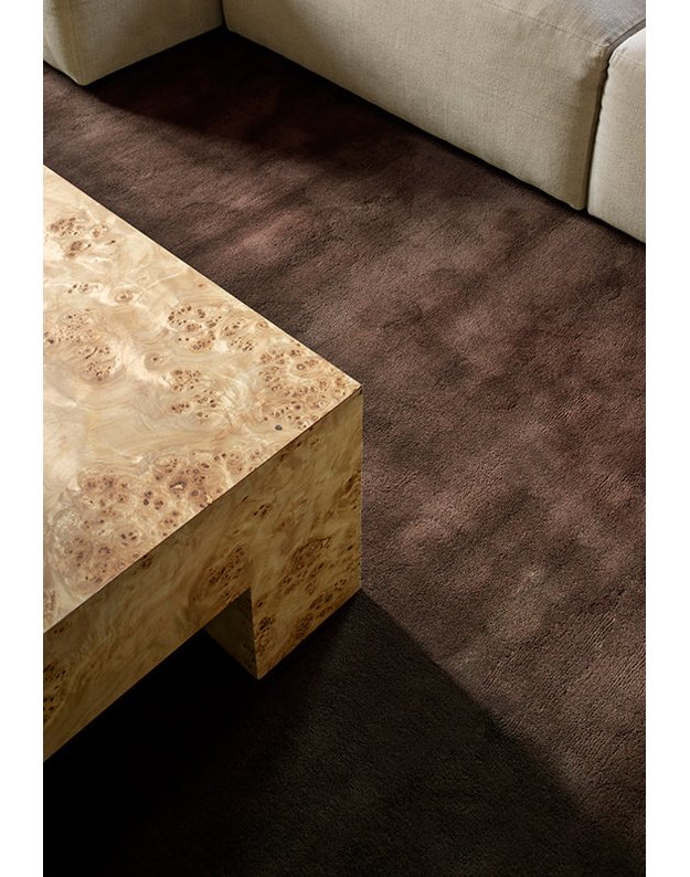 SOLID WOOL CHICORY COFFEE kilimas