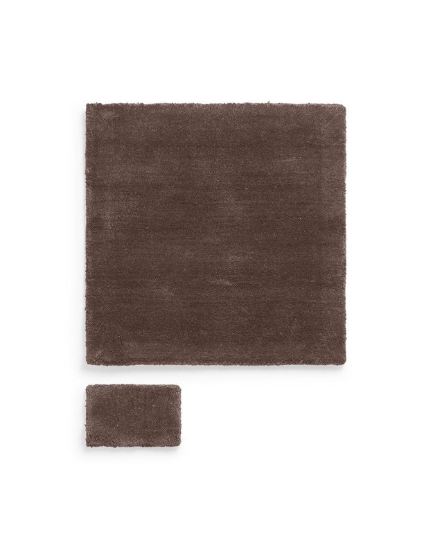 SOLID WOOL CHICORY COFFEE kilimas
