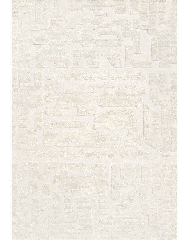 GUNNEL BONE WHITE kilimas by Stig Lindberg