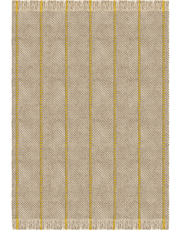 MASSPRODUCTIONS CORD YELLOW OATMEAL kilimas