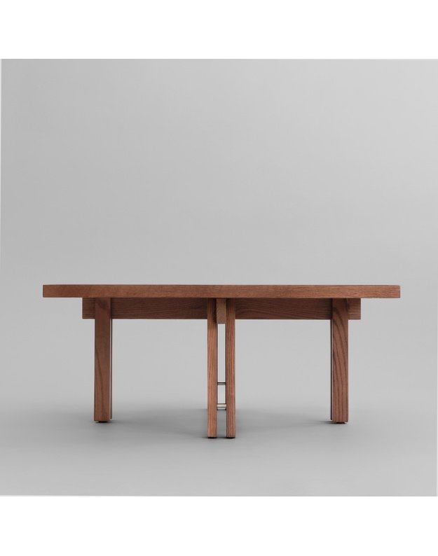 PLINTH kavos staliukas Classic Brown Oak