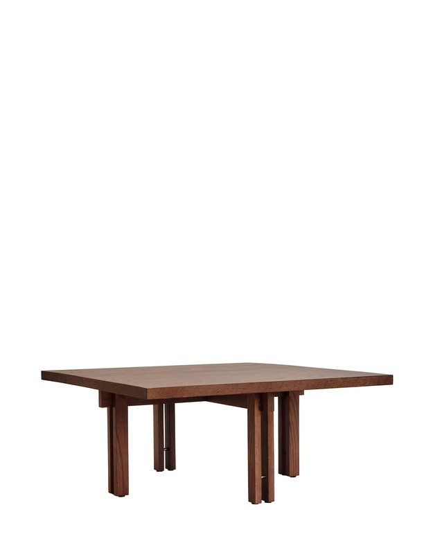 PLINTH kavos staliukas Classic Brown Oak