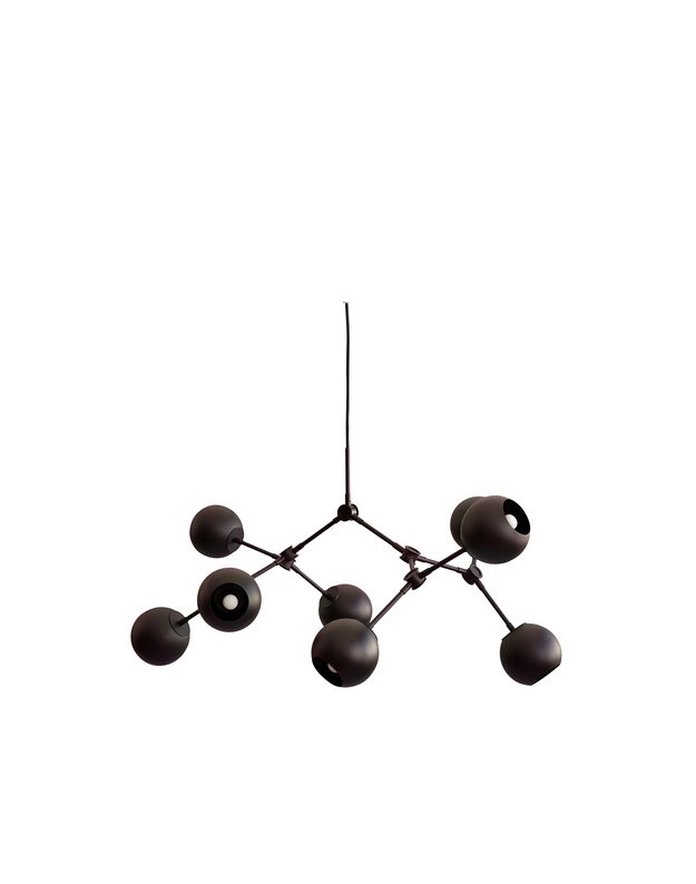 ŠVIESTUVAS DROP GLOBE MINI | Burned black