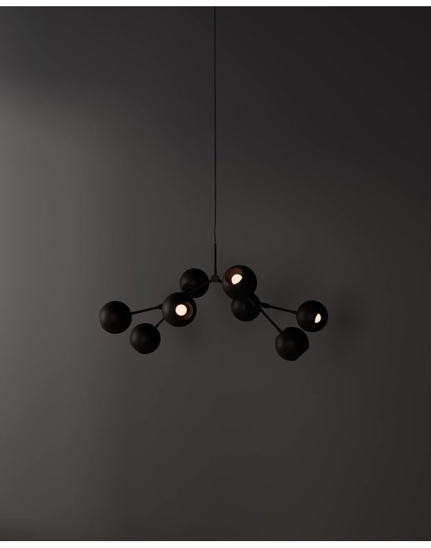 ŠVIESTUVAS DROP GLOBE MINI | Burned black