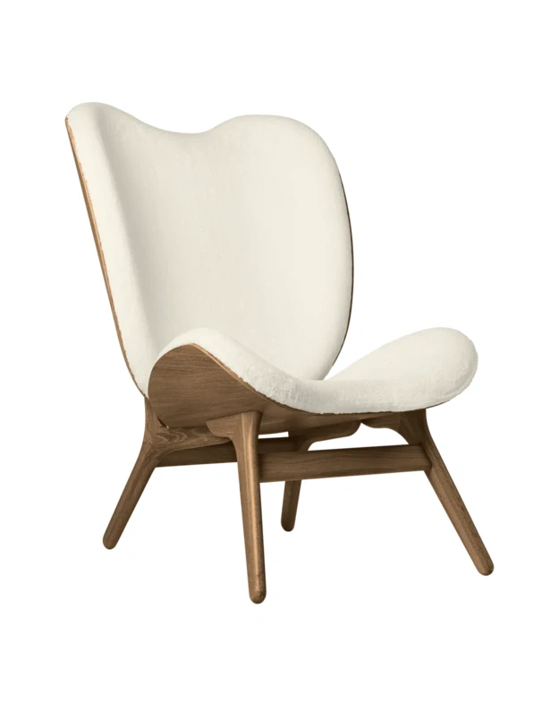 A CONVERSATION PIECE TALL LOUNGE CHAIR