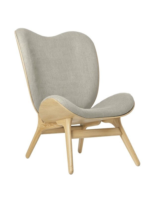 A CONVERSATION PIECE TALL LOUNGE CHAIR