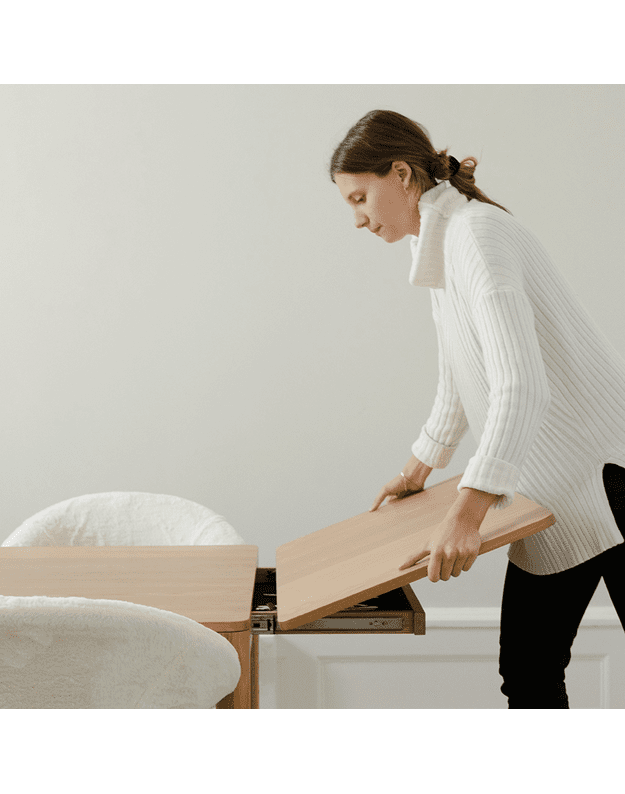 HEART'N'SOUL EXTENDABLE DINING TABLE 200/300 | Walnut