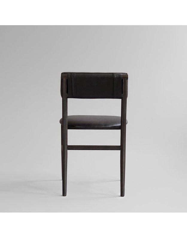 NAMA DINING CHAIR | Aniline Leather Black