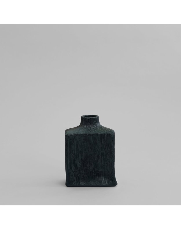 VAZA SHIN MEDIO | Carved Dark Green