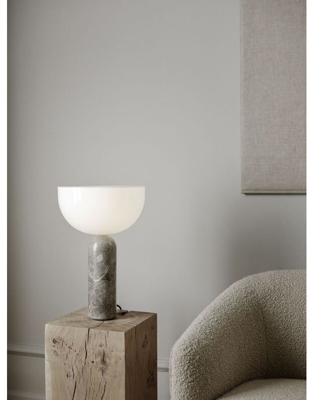 TABLE LAMP KIZU | gris du marais marble 