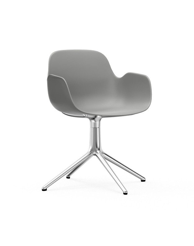 FORM ARMCHAIR SWIVEL 4L | +colours