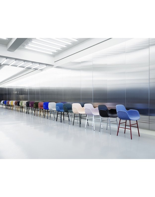 FORM ARMCHAIR STEEL UPHOLSTERY | +colours