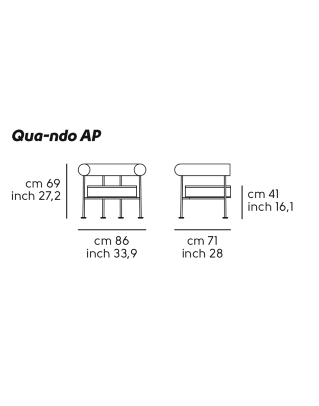 QUA-NDO LOUNGE ARMCHAIR | +colours 5