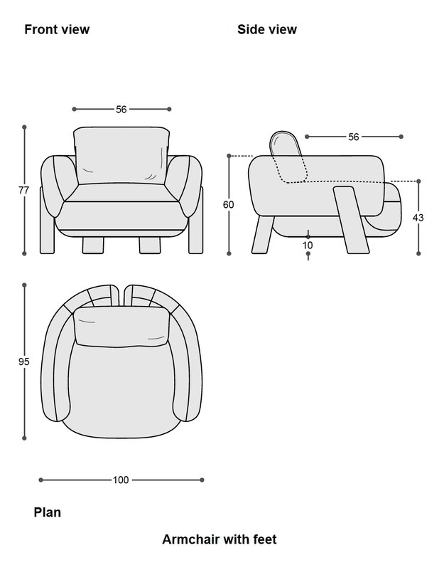ANAM ARMCHAIR by Federico Peri 9
