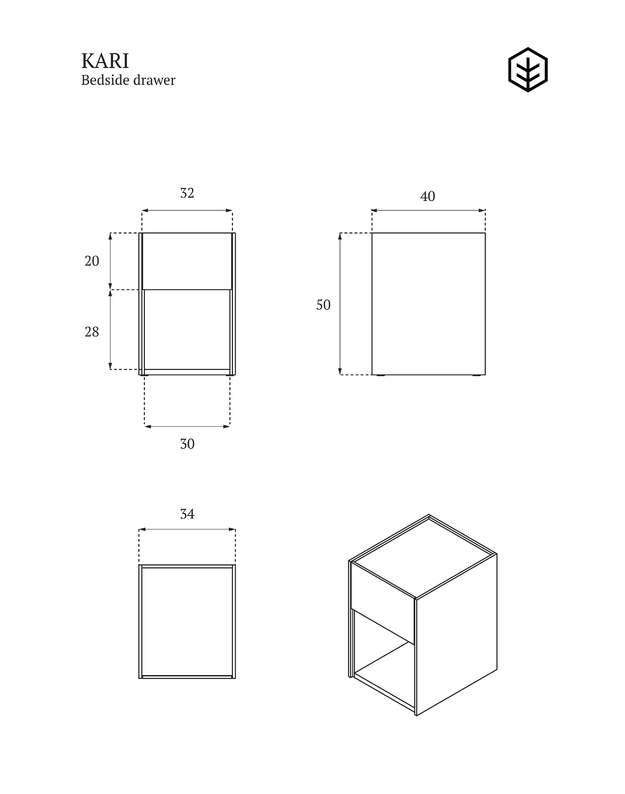KARI NIGHT STAND | +colours 11
