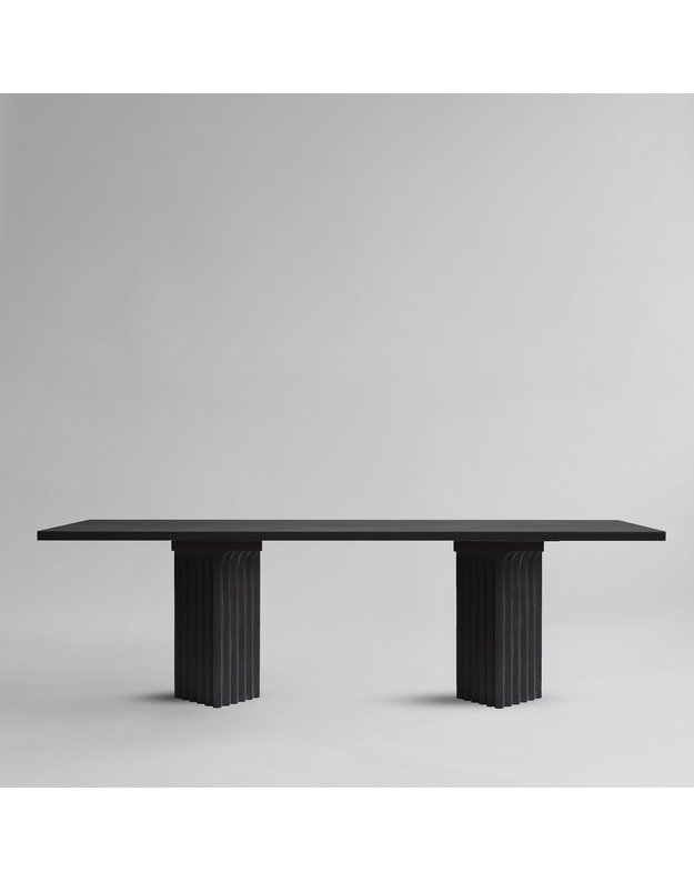 ARC DINING TABLE L250cm | Coffee Black Oak  3