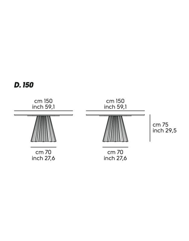 TABLE PLISSE | +colours 18