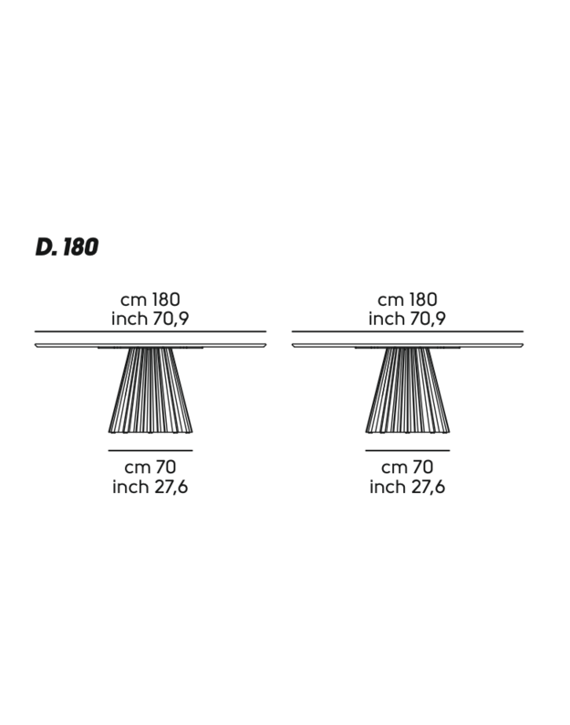 TABLE PLISSE | +colours 19