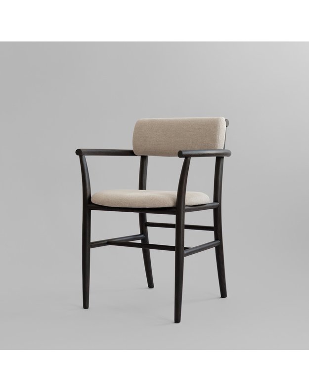 NAMA DINING CHAIR ARMREST | Linen 2