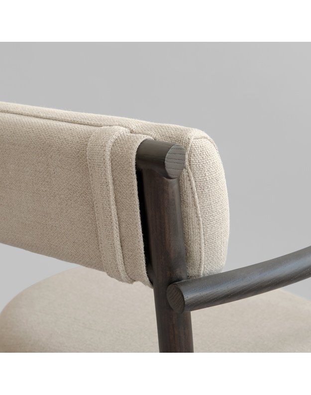 NAMA DINING CHAIR ARMREST | Linen 5