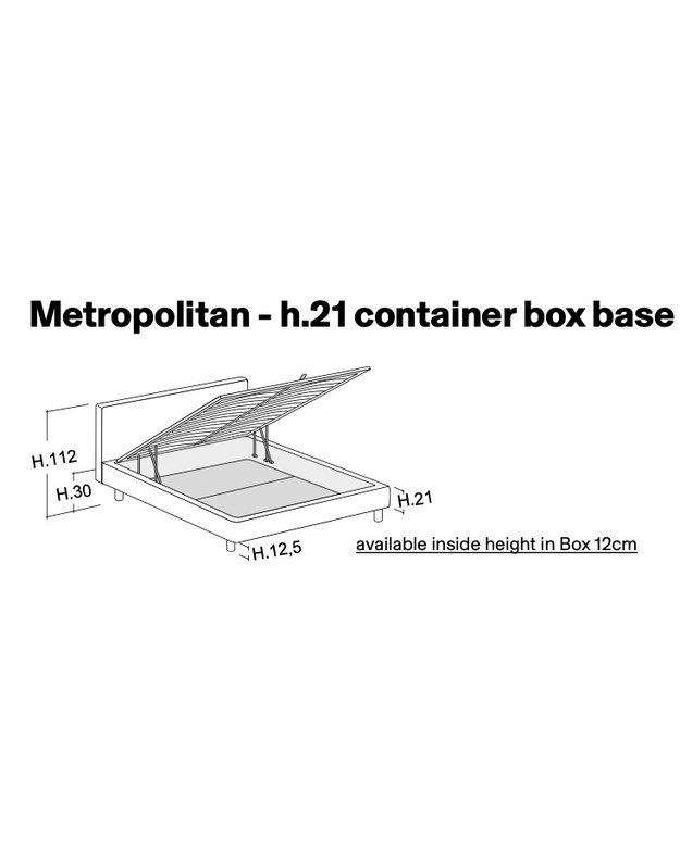 BED METROPOLITAN H21 13