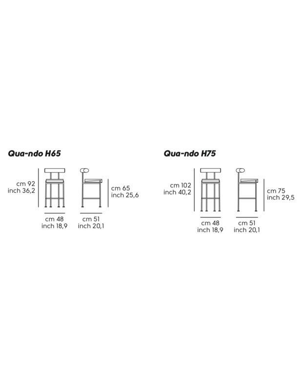 QUA-NDO STOOL | +colours 3