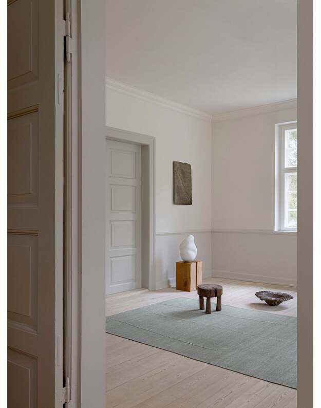 FLOW SHEN rug | Mint grey 2